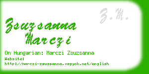 zsuzsanna marczi business card